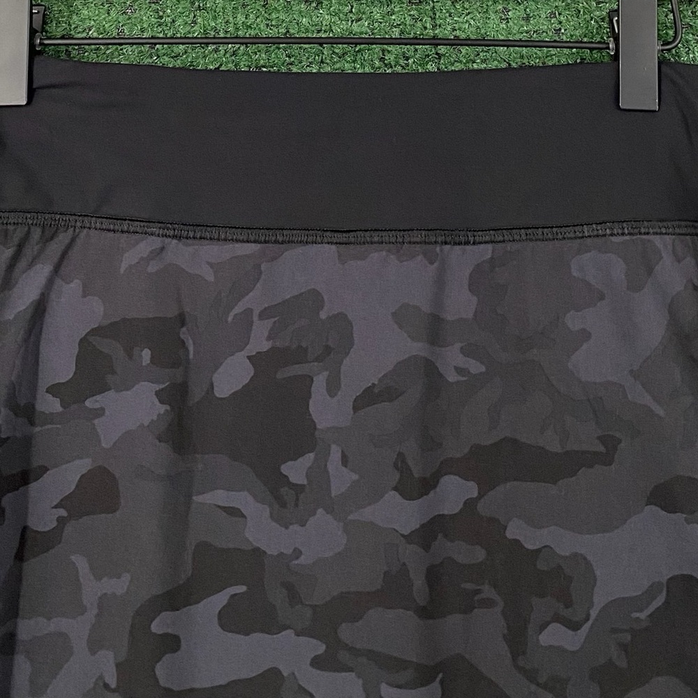 Lululemon Pace Rival  Incognito Camo Multi Grey Black Tennis Skirt Size 10 Tall - Picture 3 of 6